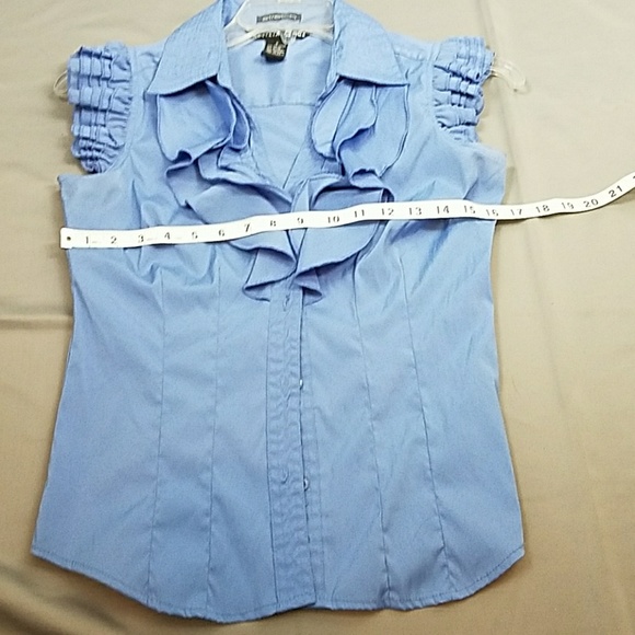 Antilia Femme Short Sleeve Button Down Blouse - Picture 4 of 4
